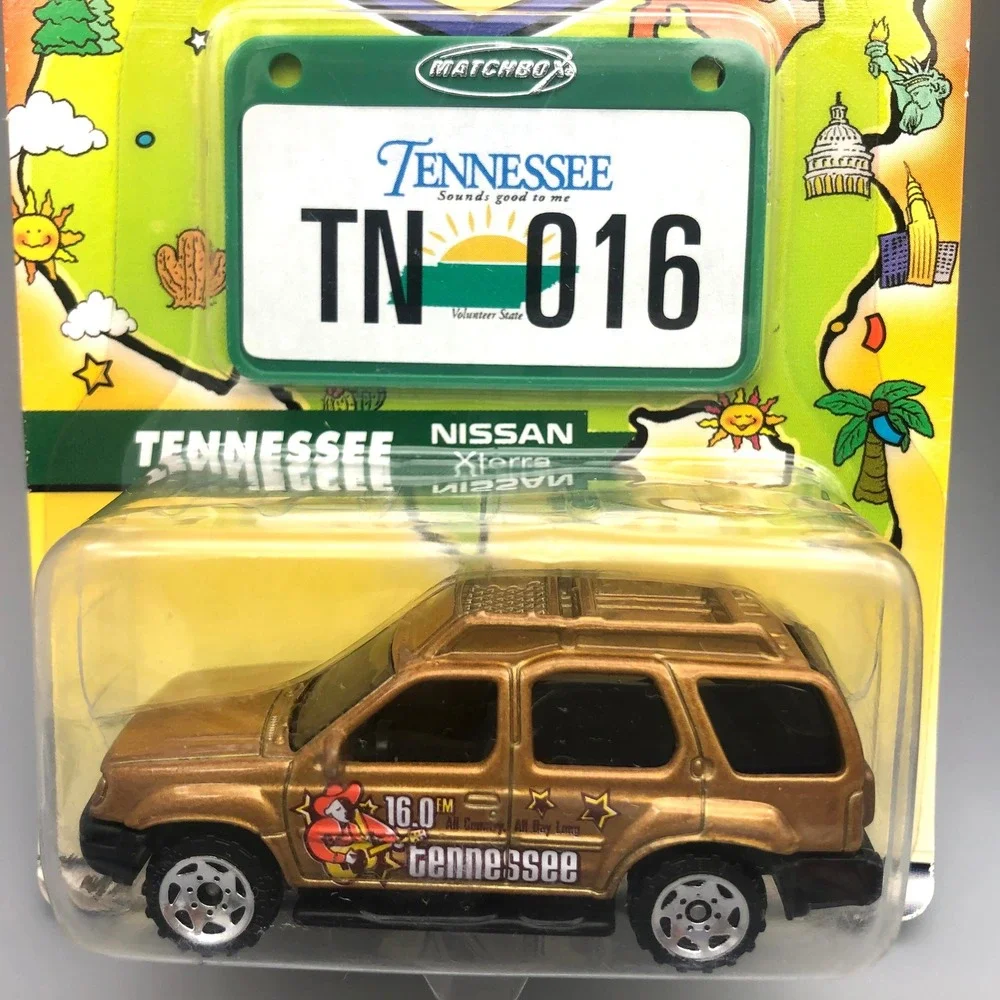 Matchbox Across America 50th Birthday Tennessee Nissan Xterra Alaska Snow Doctor